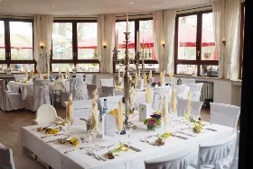 Photograph of Restaurant At The Bridge House Hotel, Beaminster