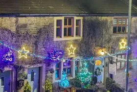 Photograph of Rosebud Cottage, Haworth